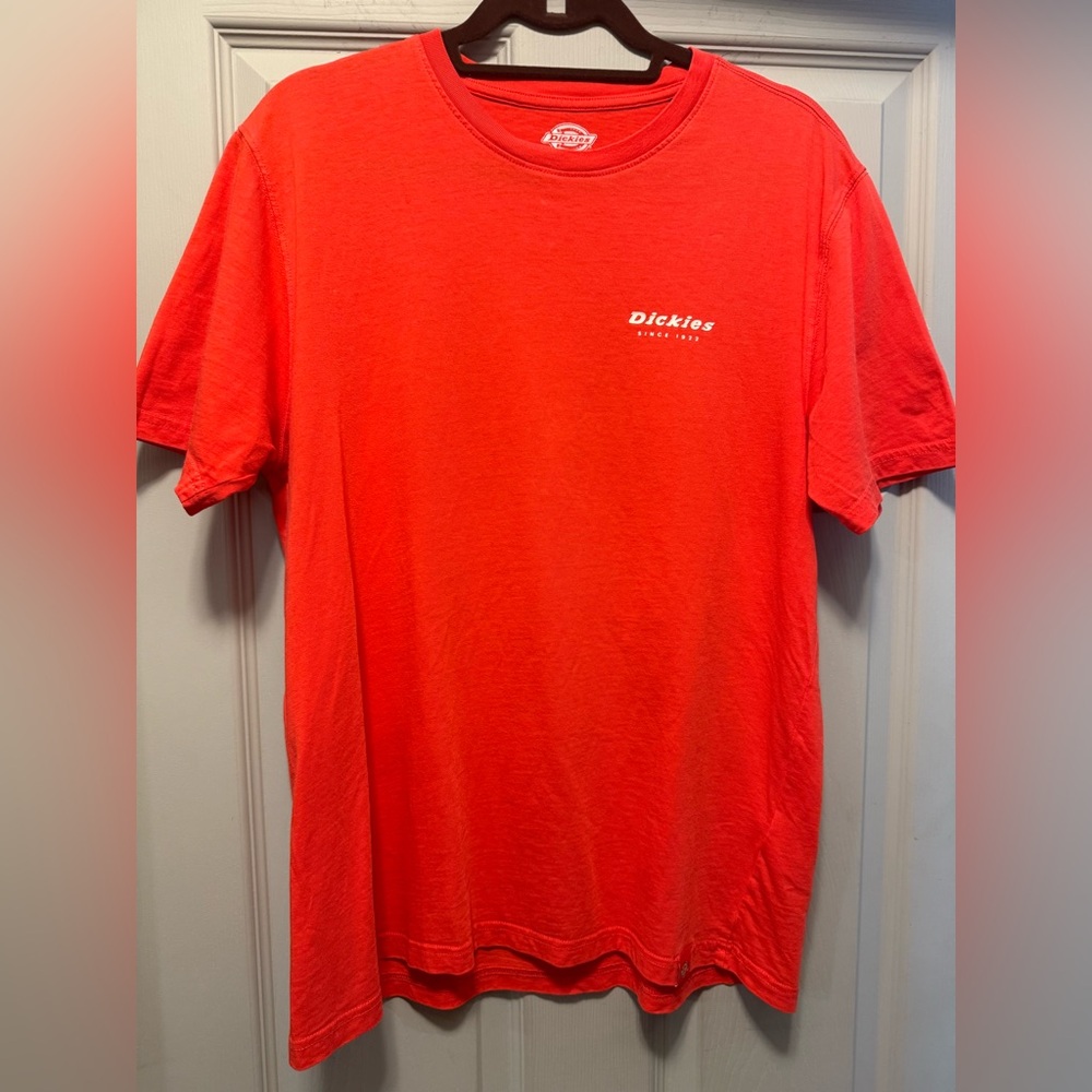 Dickies Men's Bright Red Short Sleeve Tee